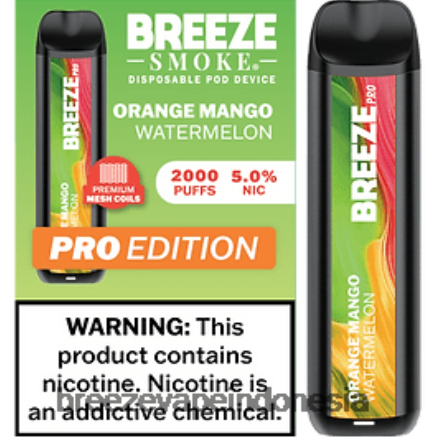 Breeze Vape Flavors Pro | DXLRPD19 Breeze Pro 2000 isapan semangka mangga jeruk