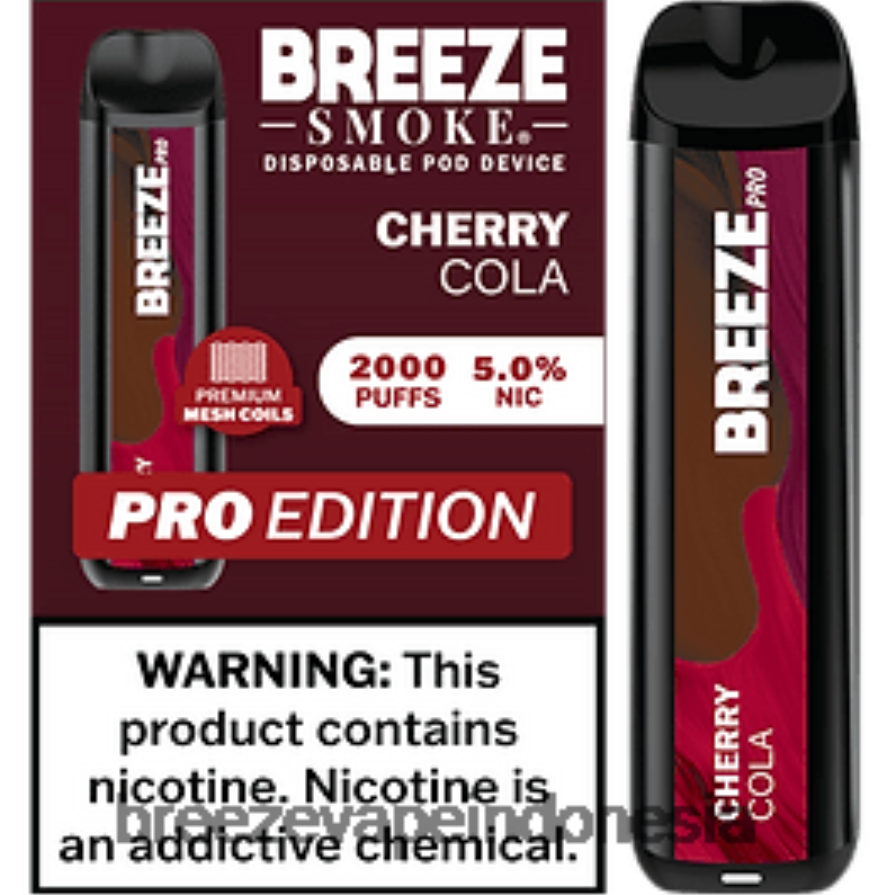 Breeze Vape Indonesia | DXLRPD28 Breeze Pro 2000 isapan ceri cola