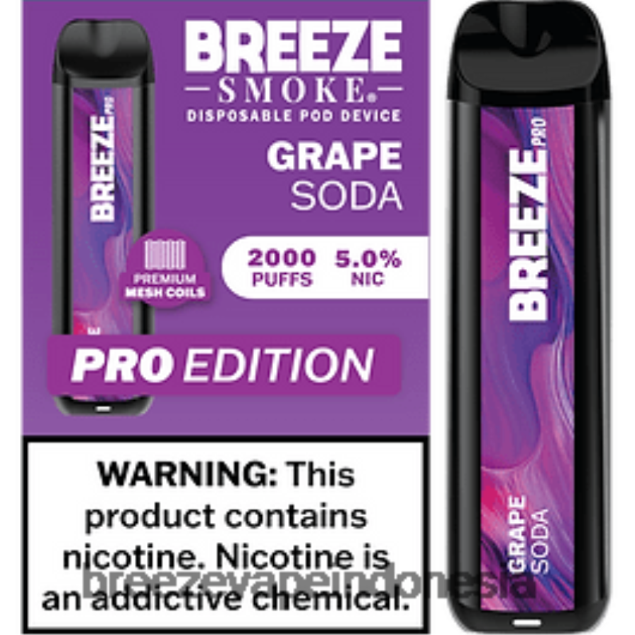 Breeze Vape Price | DXLRPD25 Breeze Pro 2000 isapan soda anggur